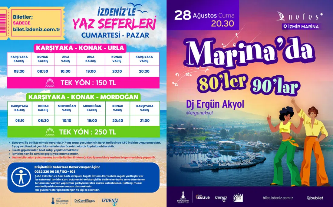 İZDENİZ 渡轮(Konak / Pasaport / Alsancak ↔ Karşıyaka / Bostanlı),伊兹密尔